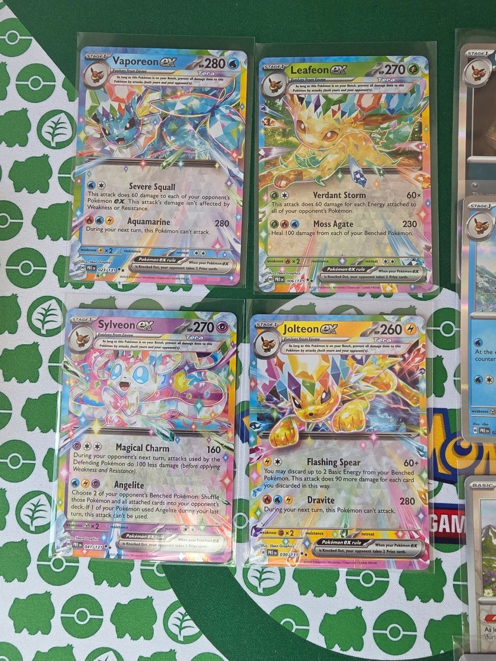 Pokémon Carte collezionabili: Pokemon Eevee Entwicklungen Set / Leafeon, Glaceon Englisch – Usato da Gossau SG venduto da worklifebalance 1