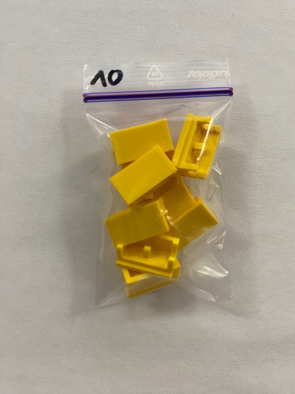 Lego Spielzeuge: Lego Yellow Hinge Brick 1 x 2 Base 10 Stück – Neu (gemäss Beschreibung) aus Weingarten-Kalthäusern von McGmavlo 1