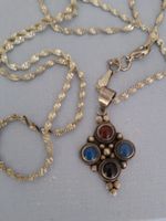 Antike Kette mit Edelsteine