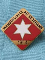 WANDERSCHULE ALT ST.JOHANN 1964 altes emailliertes Abzeichen