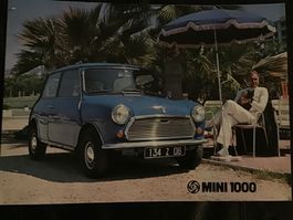 Mini 1000 Verkaufsprospekt mit 12 Seiten Oktober 1976