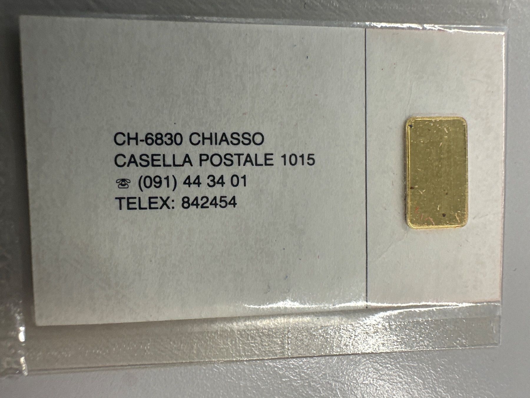 Métaux précieux: 1g Goldbarren ARGOR S.A. – Neuf avec emballage d'origine à Herisau par herau 2