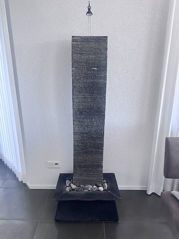 Stagni & Fontane ornamentali: grosser Schiefer Brunnen – Usato da Schönengrund venduto da mic_d975 2