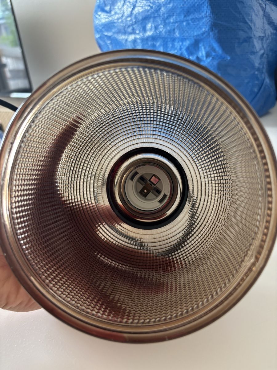 Lustres & lampes de plafonds: Vintage Hängelampe, Glas – D'occasion à Zürich par ann_8c67 2