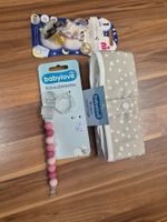 Babylove Schnullerkette, Nuggi & Wickelunterlage Set k34