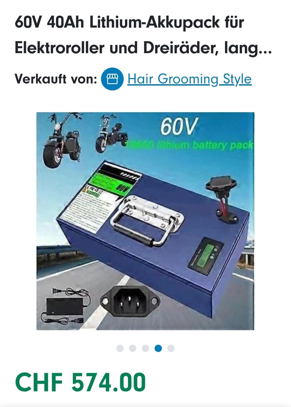 Batterien: Akku 60V 40Ah – Neu (gemäss Beschreibung) aus Subingen von mar_8yhc 3