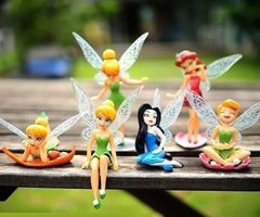 Figurinen Fee Prinzessin Set von 6 Stück.
