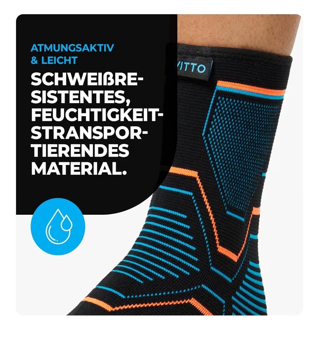 Pedicure: VITTO Ankle Brace,Foot support for ligament damage - Small – Nuovo e nell'imballaggio originale da Bellach venduto da asu_ymz2 2