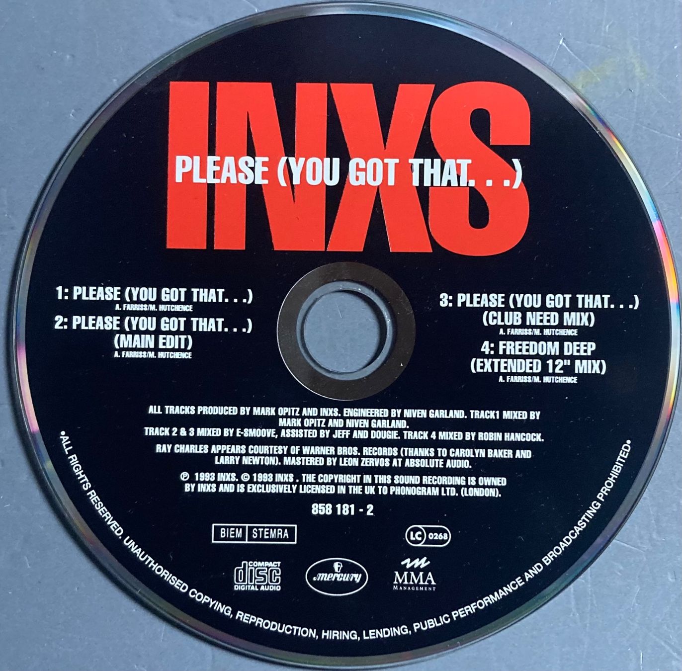 CDs: INXS - PLEASE (YOU GOT THAT...) – Gebraucht aus Poliez-Pittet von Newtown-Records 1