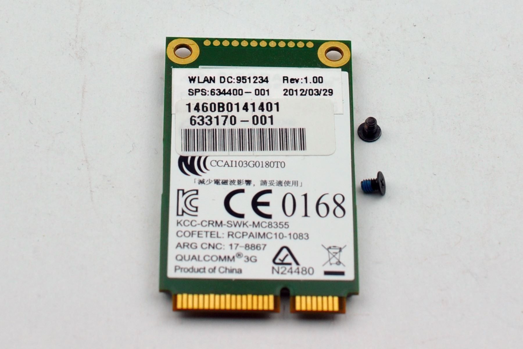 WiFi: HP HSPA+ UMTS Mobile Breitbandmodul – Usato da Wittenbach venduto da rbstore 1