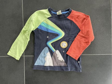 Shirt langarm Gr. 104/110 Frugi