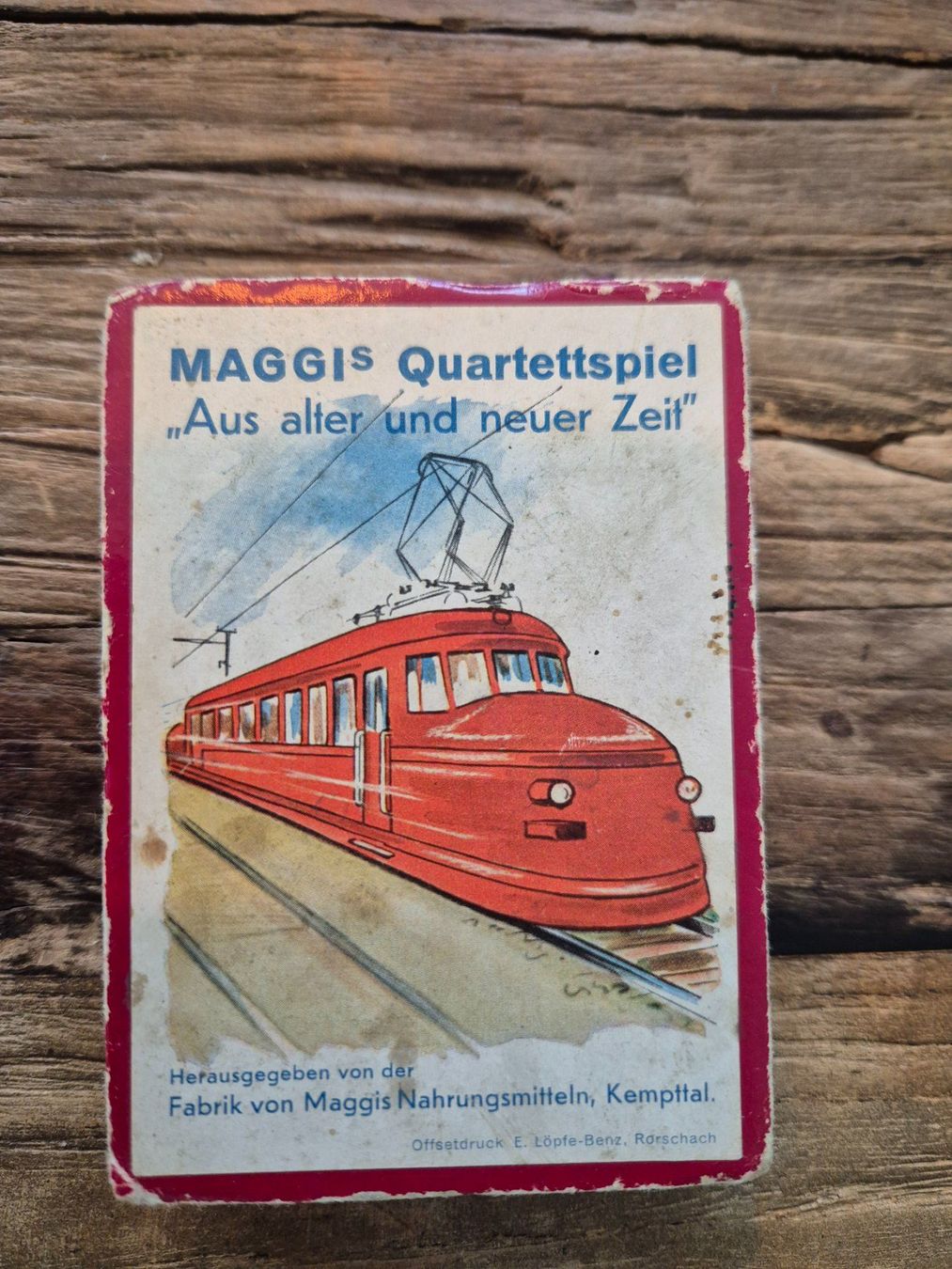 Giochi: Antikes Maggi Quartettspiel um 1950 – Usato da Berg SG venduto da Bolle01