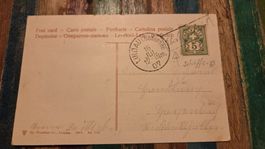 1912 Schiffsbrief Stempel mit Ansichtskarte Lindau