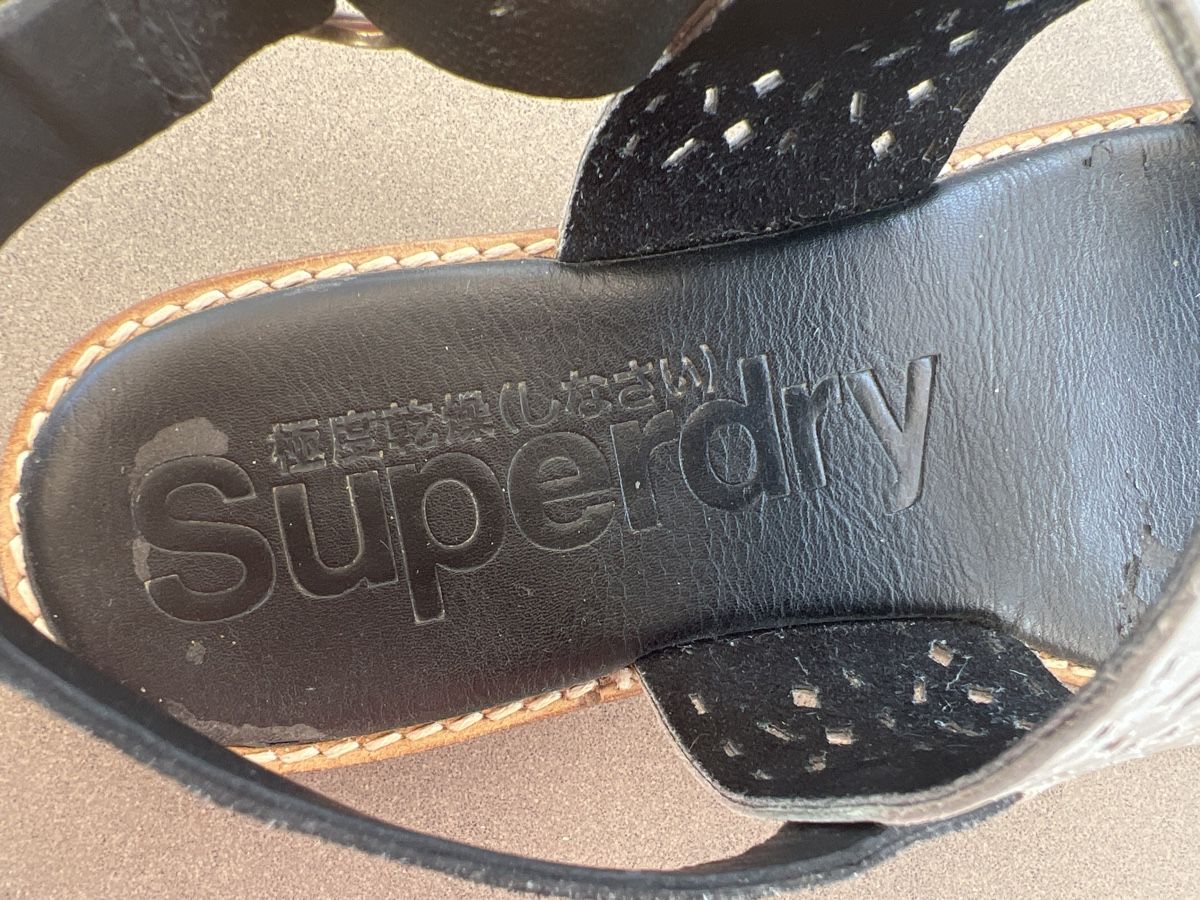 Superdry Scarpe per ragazze: Sandalen Gr. 37 (Echt Leder) – Usato da HORGEN venduto da vladibarca10 3