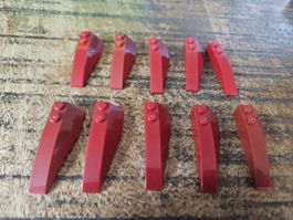 lego 41748 lot de 10 pièces Dark Red Wedge 6 x 2 Left