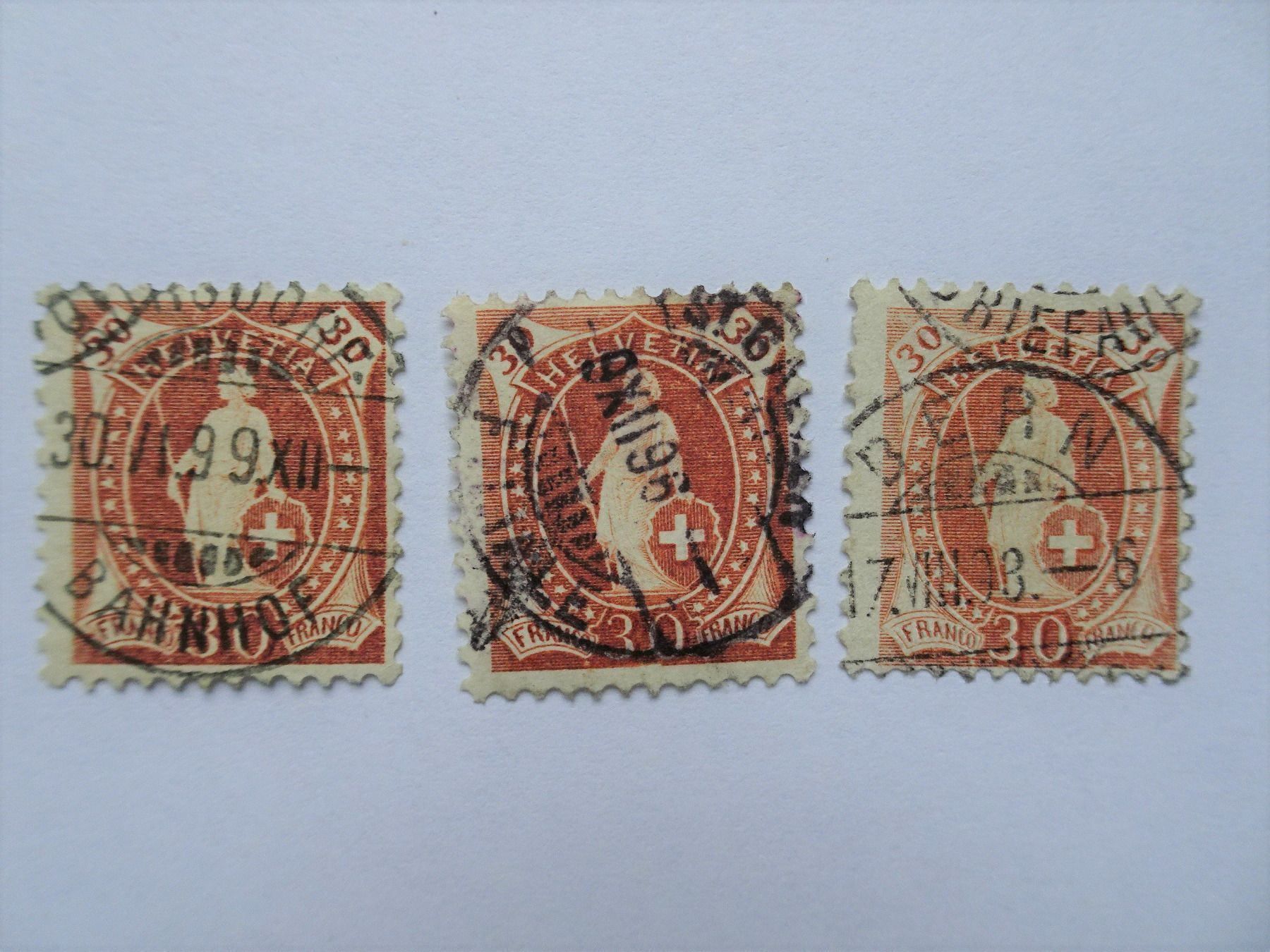Tutti i francobolli: Vollstempel – Usato da Aadorf venduto da Chnorli-Furz