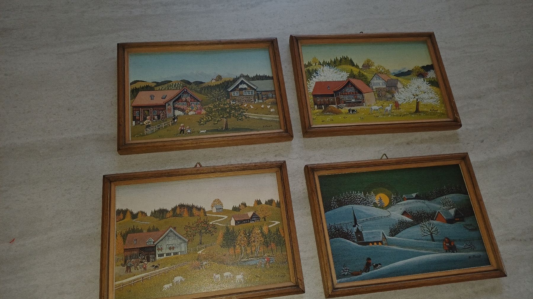 Poster & Bilder: 4 Appenzeller  Bilder – Gebraucht aus Flawil von Naphtali 7