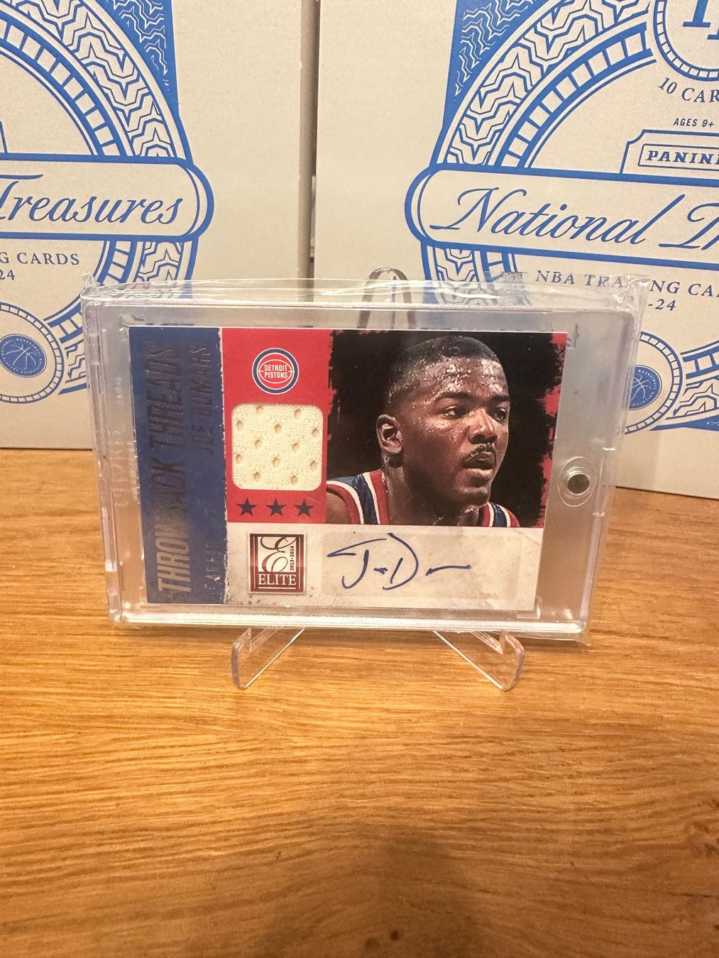 Nba Carte collezionabili: Carte Joe Dumars Panini Elite Threads Auto-patch /49 – Usato da Vullierens venduto da Gaara04