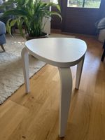 Hocker KYRRE elfenbeinweiss 45cm Hoehe guter Zustand