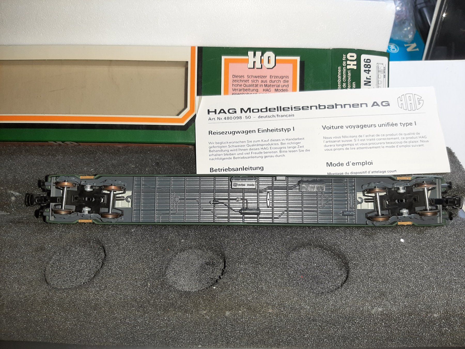 Hag Modelleisenbahnen: HAG 486 1CL DC – Gebraucht aus Avully von RIVALIS 4