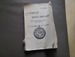 Uhrmacherei La réparation des Montres compliquées Buch