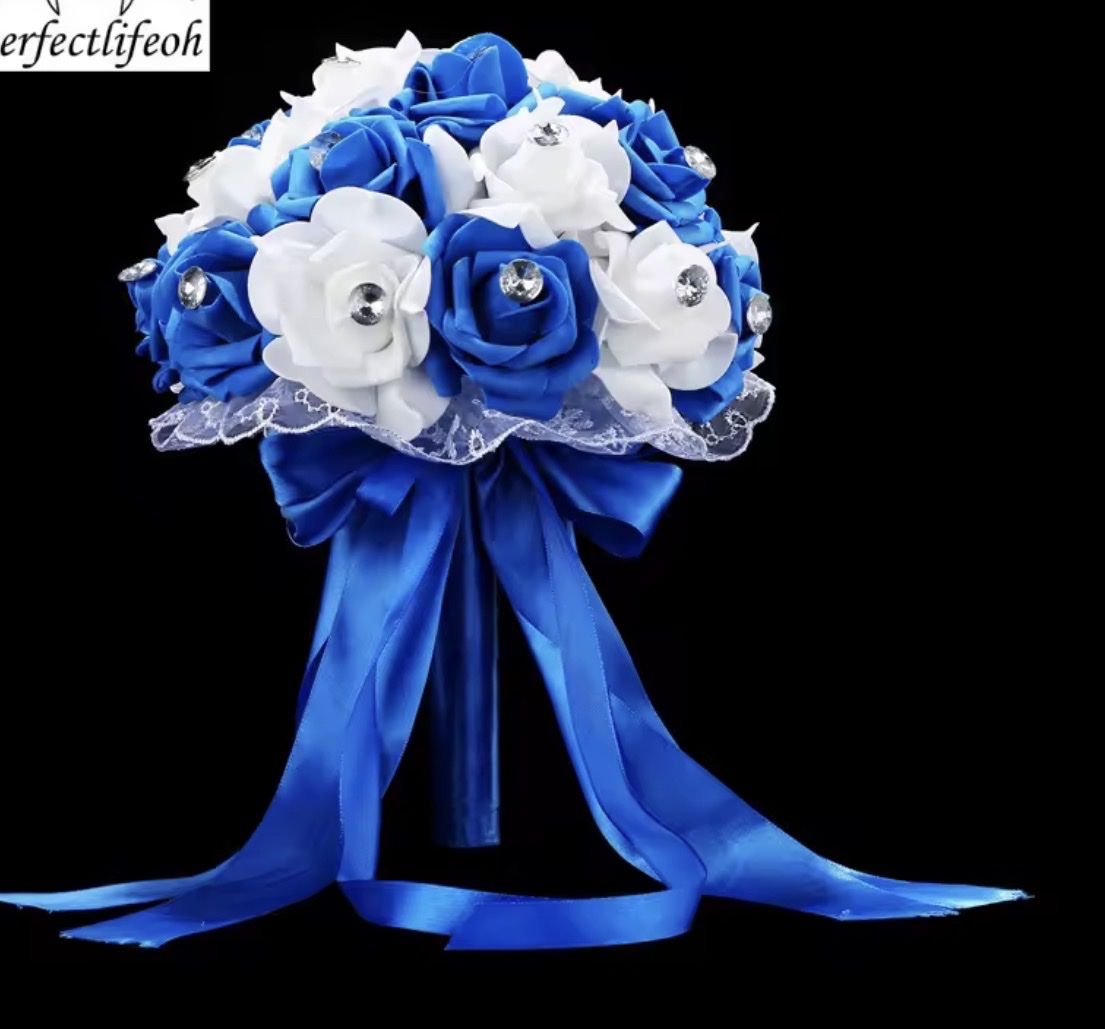 Tutte le decorazioni: Bouquet Royal Blau Hochzeit Oder Quinceañera – Usato da Rüti ZH venduto da EMCRM