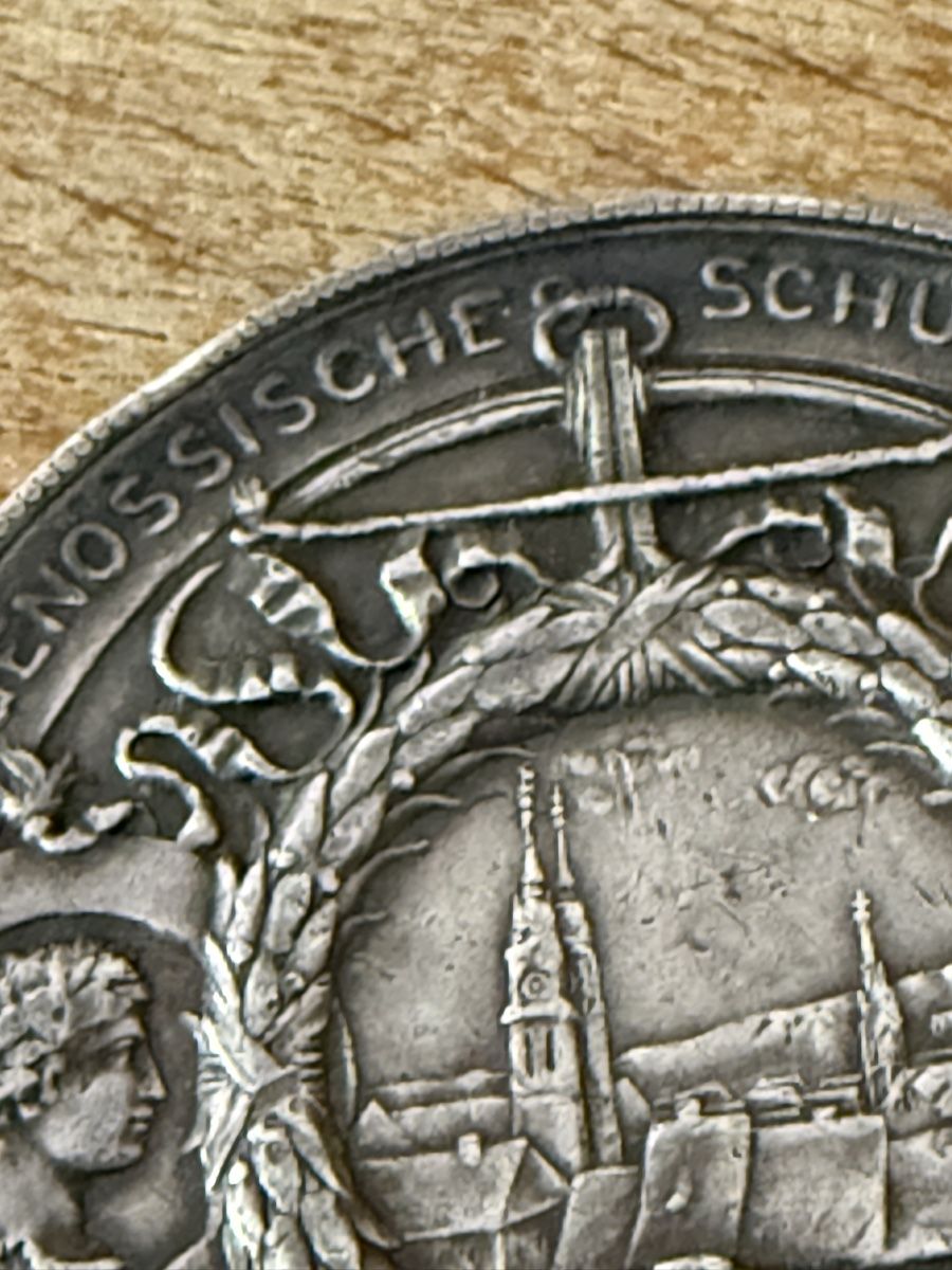 Médailles: Medaillon Eidg. Schützenfest Winterthur 1895 – D'occasion à Goldach par Messerguru 5