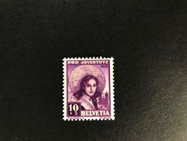 1938, Pro Juventute Nr.J86 mit Abart