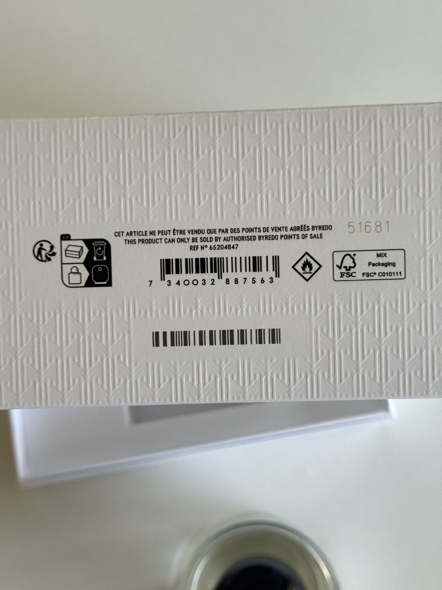 Byredo Profumi & Eau de Toilette: BYREDO Blanche Eau de Parfum 100 ml – Nuovo (secondo la descrizione) da St. Gallen venduto da yul_lfs7 4