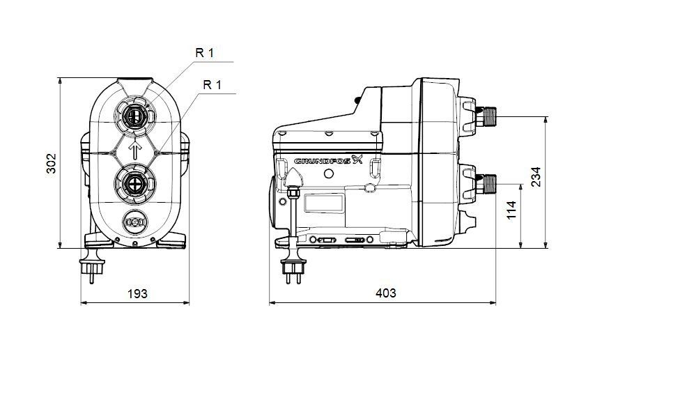 Annaffiatura & Irrigazione: Grundfos SCALA2 3-45 Hauswasserwerk – Nuovo e nell'imballaggio originale da Bottighofen venduto da zaap 6