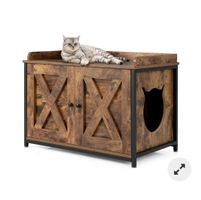 Katzenmöbel: Stilvolles Katzenhaus/Katzentoilette