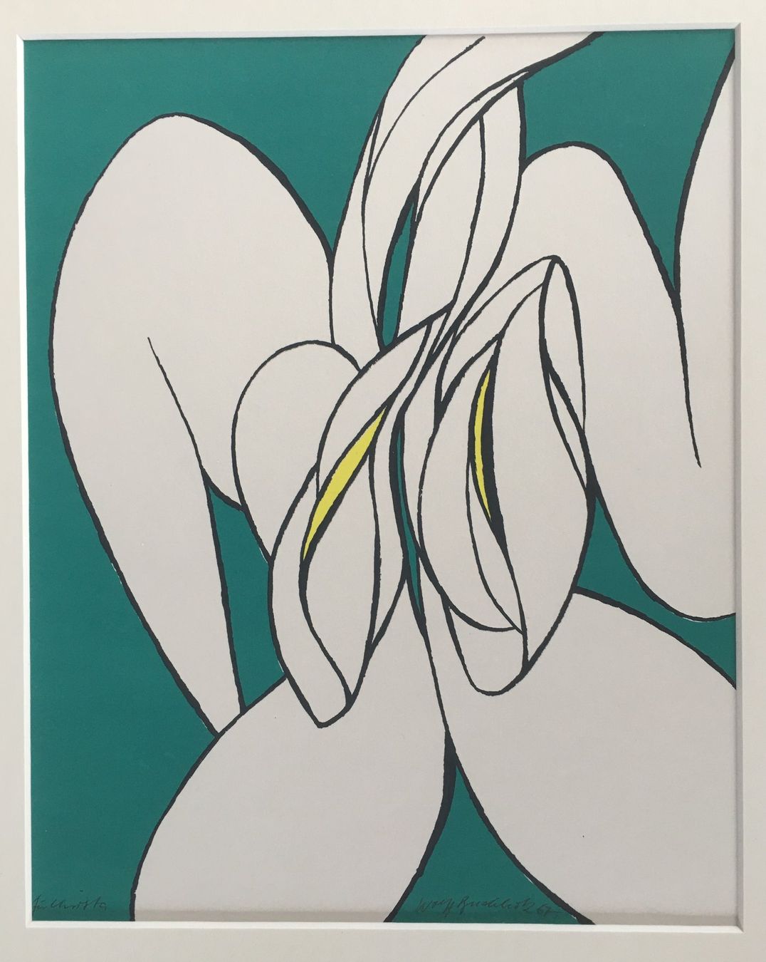 Grafica & Litografie: Wolff Buchholz   "Figürliche Komposition"   Farblithographie – Usato da Nennigkofen venduto da juhit 5