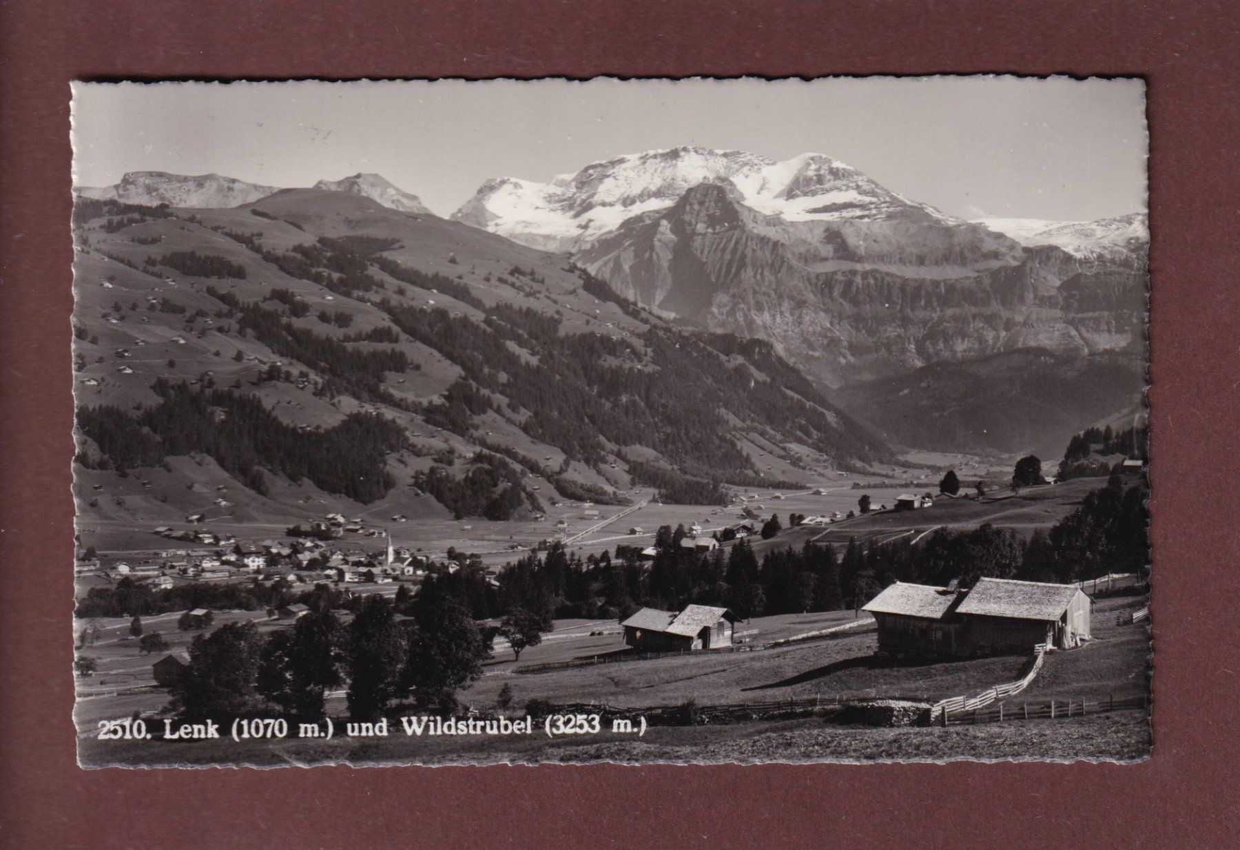 Cartoline postali: LENK - Wildstrubel - 1948 – Usato da Pully venduto da nicecards