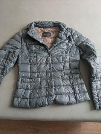 Benetton Women's Light Jacket Size 40 IT Grey