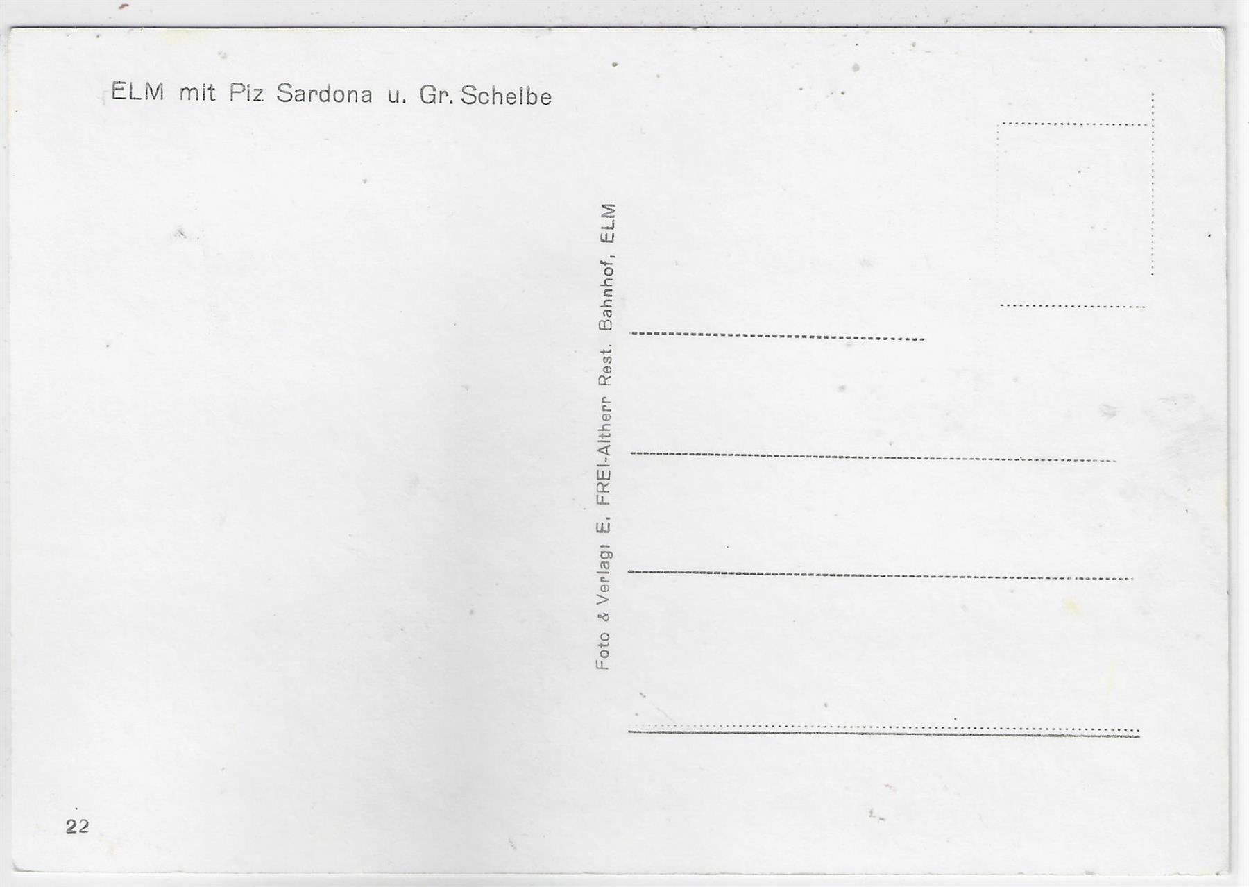 Cartoline postali: Elm GL - Dorfansicht – Usato da Ettingen venduto da Kartenplanet 1