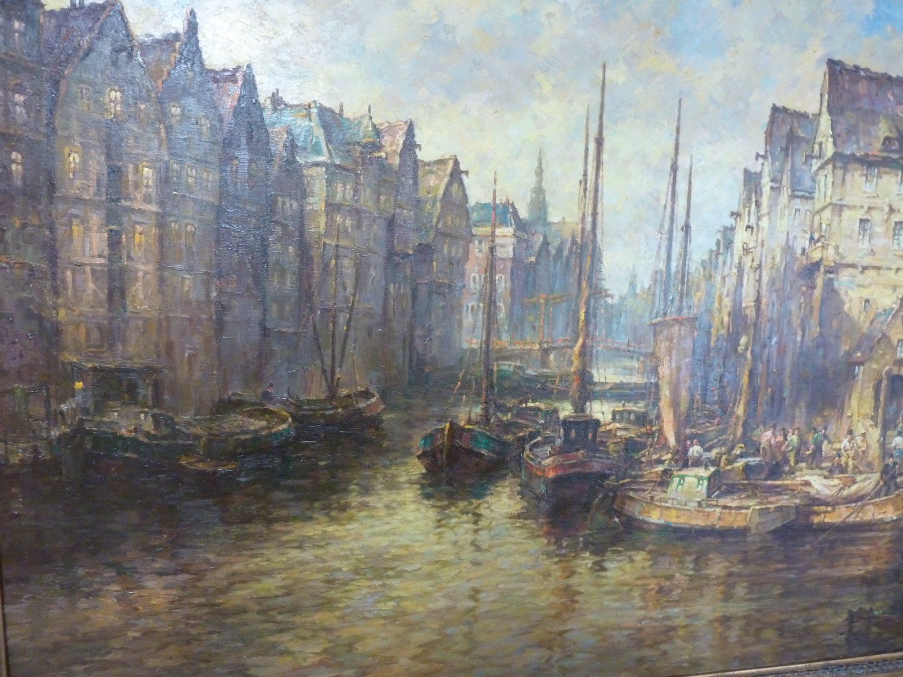 Dipinti: Gracht Amsterdam Signiert – Usato da Bure venduto da 1319 2