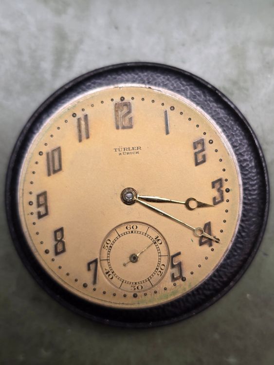 Mouvement de montre de poche - 29,2 mm - pour pièces et
