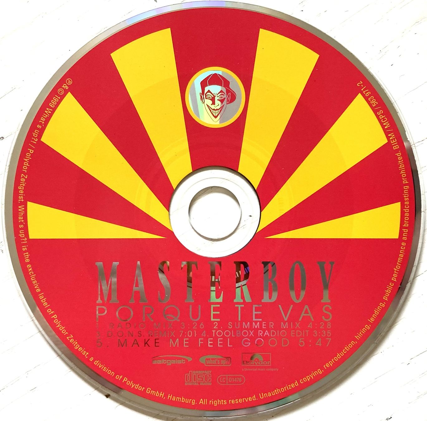 CDs: MASTERBOY - PORQUE TE VAS – Gebraucht aus Bottens von hotter-than-hell 2