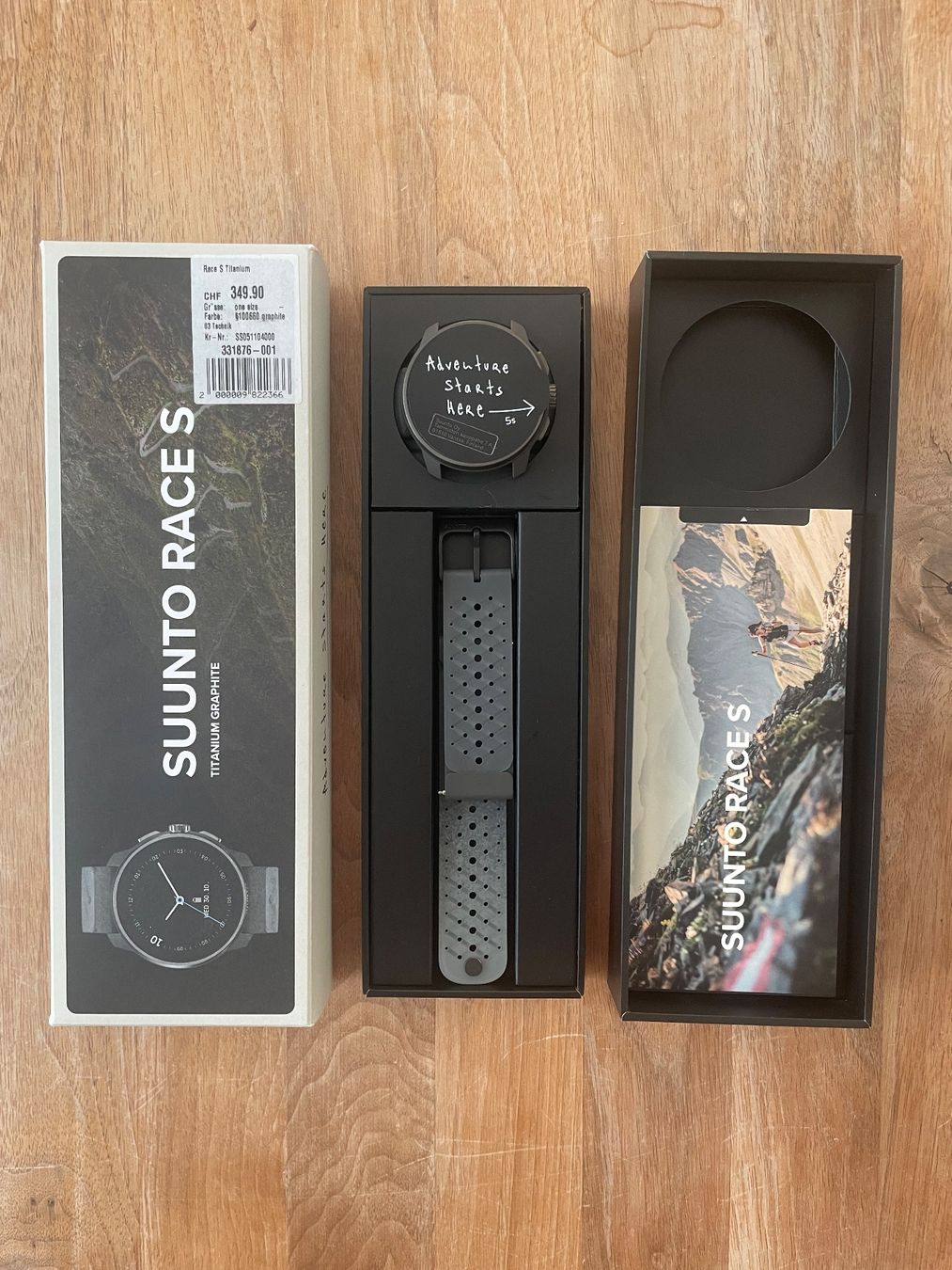 Suunto Smartwatch: SUUNTO RACE S Titanium Graphite mit Garantie – Nuovo (secondo la descrizione) da Zürich venduto da agichristine 5