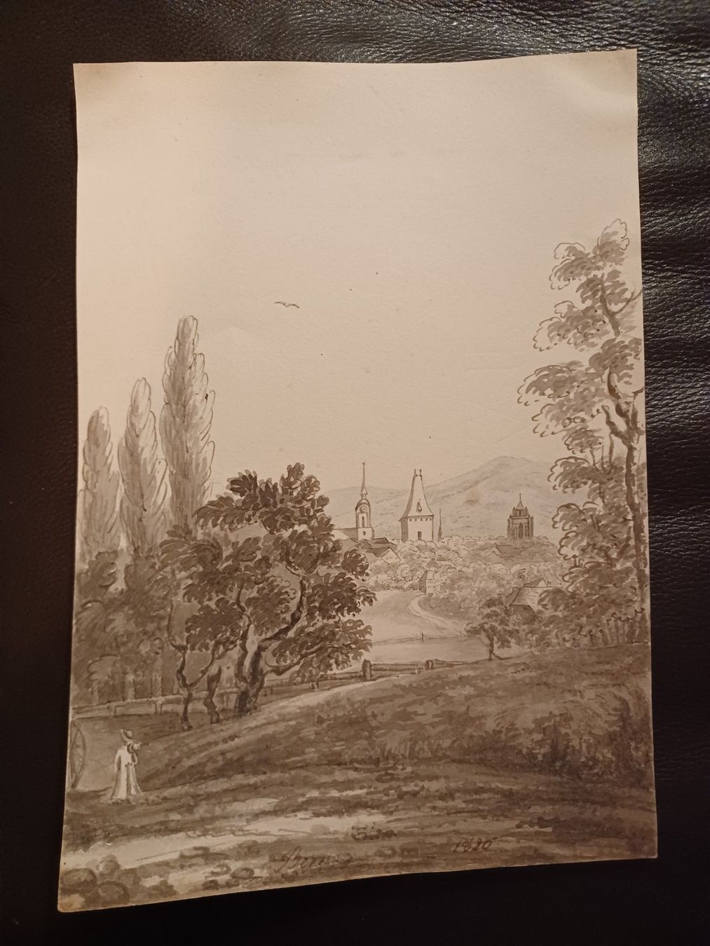 Dipinti: Tuscheaquarell Bern Elizabeth Campbell 1825 – Usato da Zürich venduto da Rousseau11