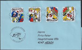 1999, W81-W83 Satz-Brief (NABA St.Gallen) +ET-Voll-Stempel