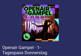 openair Gampel 1-tagespass Donnerstag 20.8.