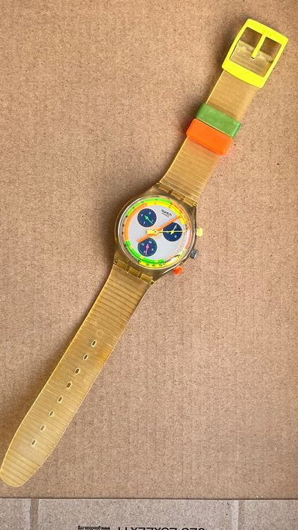 Swatch Orologi: Swatch Chrono Uhr Jelly Stag, Vintage Modell! – Usato da Grenchen venduto da chththl 2