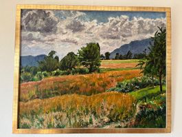 Huile sur toile signe Ph. Zysset paysage