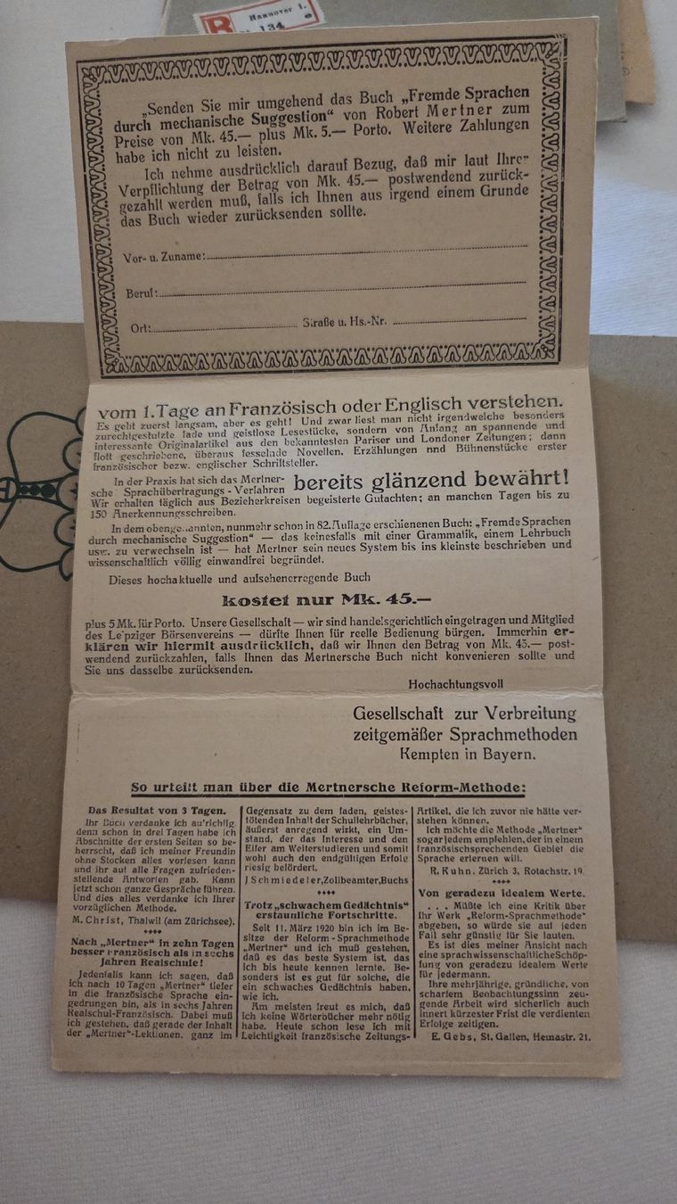 Tous les timbres: 1922 Drucksache Deutsches Reich – D'occasion à Arni AG par Moth68 2