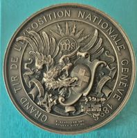 Schützentaler Genf / Genève 1896 Silber selten  ab 1 Fr. !!