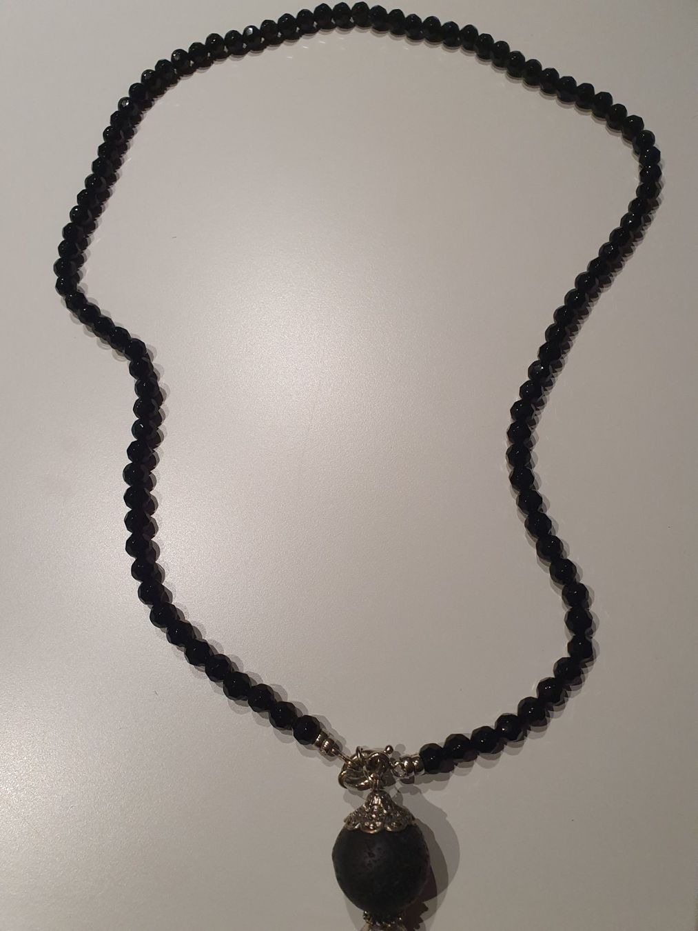 Catenine: Lange Perlenkette, schwarz Modeschmuck – Usato da Heinrichswil venduto da sabi2809 5