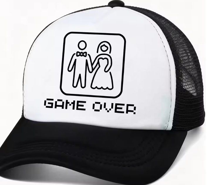 Costumi: Polterabend Game Over Cap Junggesellen Abschied – Nuovo e nell'imballaggio originale da Dintikon venduto da Prime-shop