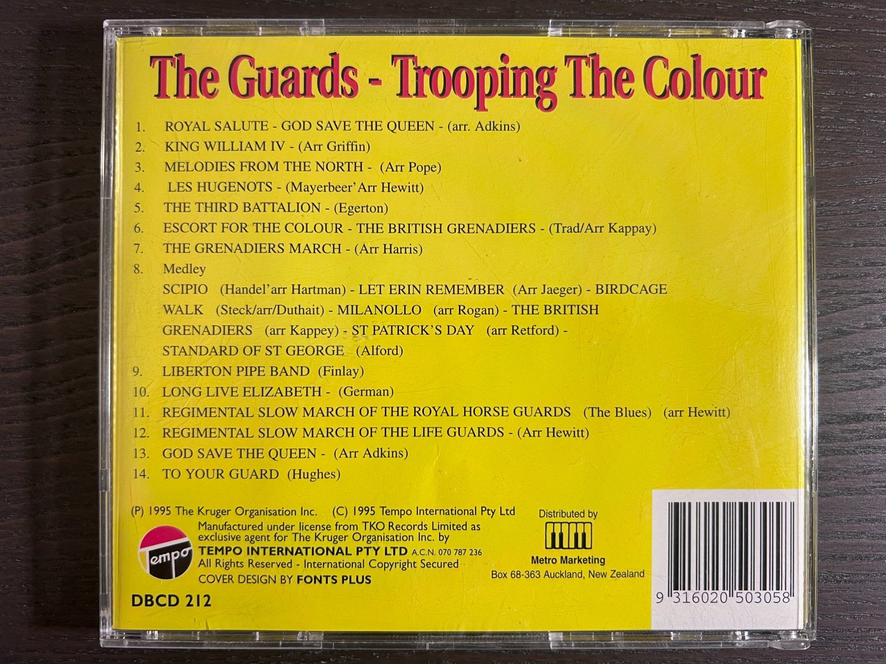 CD: The Guards - Trooping the Colour – Usato da Zürich venduto da MusikFreunde 1