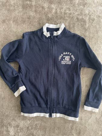 Original Marines Jacke Grösse 8 dunkelblau weiss
